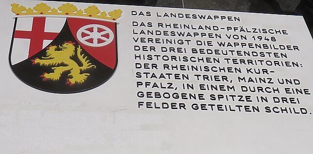 Das Landeswappen von Rheinland - Pfalz erklärt | Foto: Maiken Liefeith