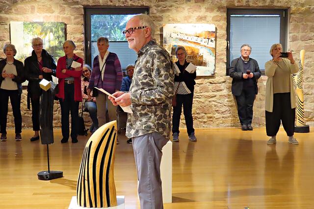 Roland Hacker bei seiner Rede | Foto: Brigitte Melder