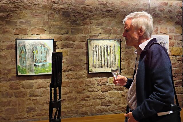 Künstler Udo Schneekloth kennt Erhard Seiler schon lange | Foto: Brigitte Melder