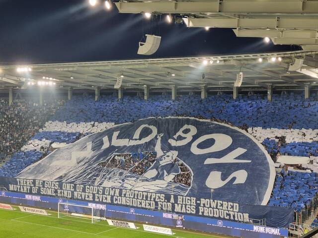 Tolle Choreo der KSC-Fans | Foto: www.jowapress.de