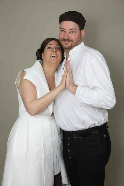 Penelope und Odysseus wiedervereint (Christina Jakobs und Markus Mohr) | Foto: Reiner Engwicht