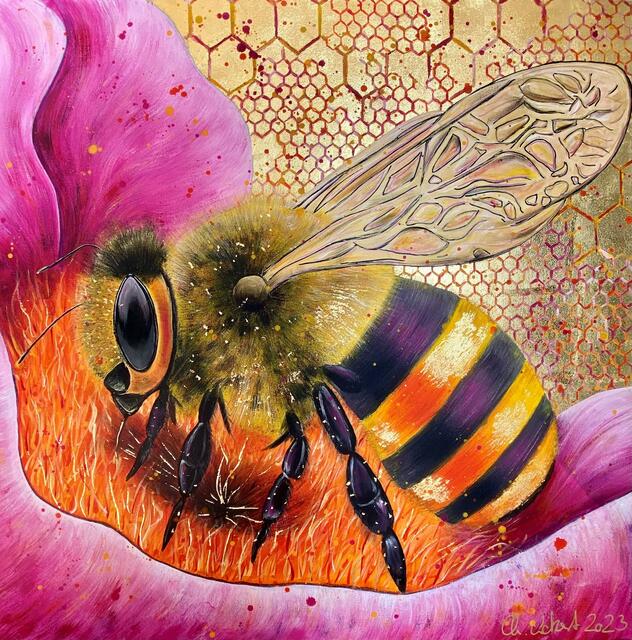 "Bee rich", ein Werk von Christine Eickert | Foto: Christine Eickert