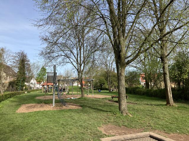 Neu gestalteter Spielplatz im Klingbachpark ind Klingenmünster | Foto: B. Bender