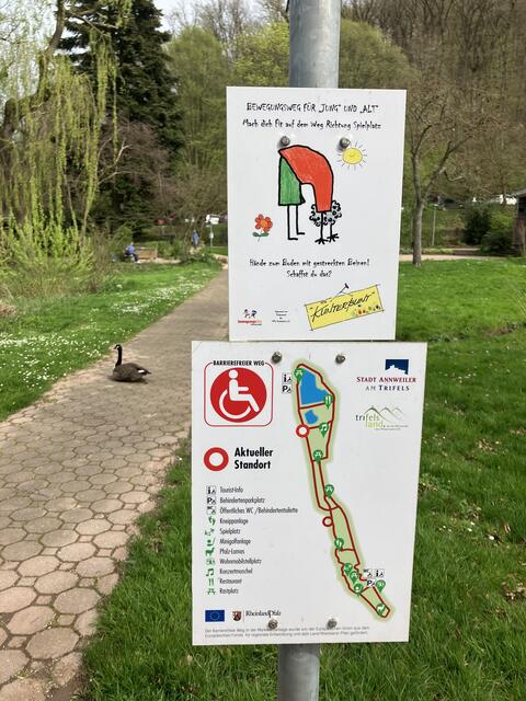 Barrierefreie Markwardanlage in Annweiler | Foto: B. Bender