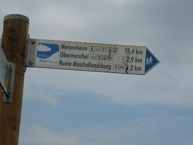 Hinweisschild "Pfälzer Höhenweg" | Foto: Heinrich Schneider