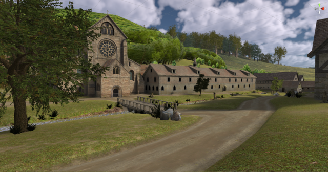 VR- Darstellung der Abteikirche | Foto: Tourist-Info Otterberg