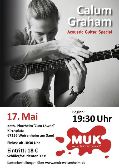 Calum Graham beim MUK | Foto: MUK Weisenheim am Sand e.V.