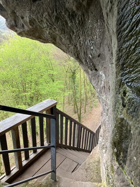 Abstieg mit Ausblick | Foto: B. Bender