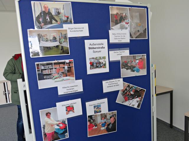 Stellwände im 1. OG | Foto: Brigitte Melder