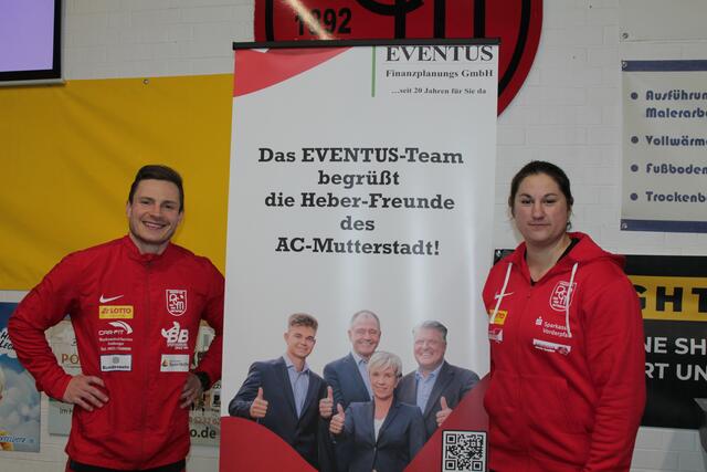 Max Lang und Nina Schroth vom AC Mutterstadt | Foto: Michael Sonnick