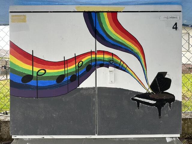 bunt und phantasievoll - so sehen die Stromkästen in Berg jetzt aus | Foto: A. Hohwieler/gratis