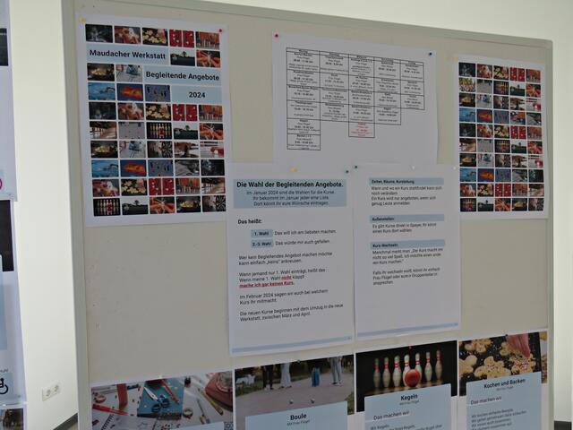 Stellwand: Begleitende Angebote | Foto: Brigitte Melder