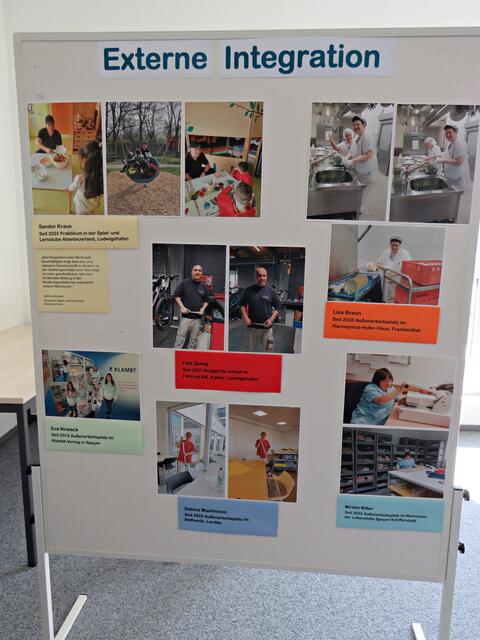 Stellwände im 1. OG | Foto: Brigitte Melder