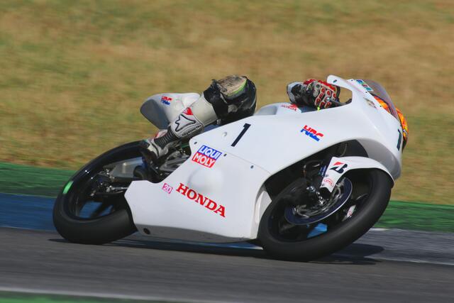 Thias Wenzel auf der Honda | Foto: Thomas Haas