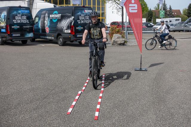 Konzentration, langsam und gerade aus fahren | Foto: Gerhard Öfner