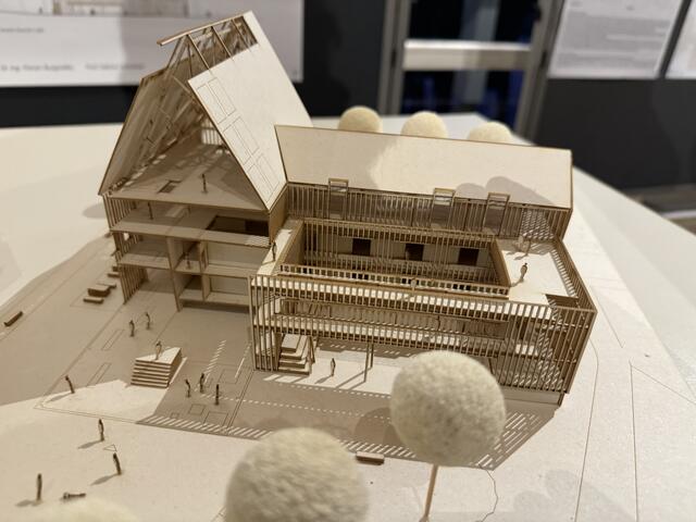 Modell-Entwurf für ein neues Rathaus | Foto: Foto Sabine Zoller