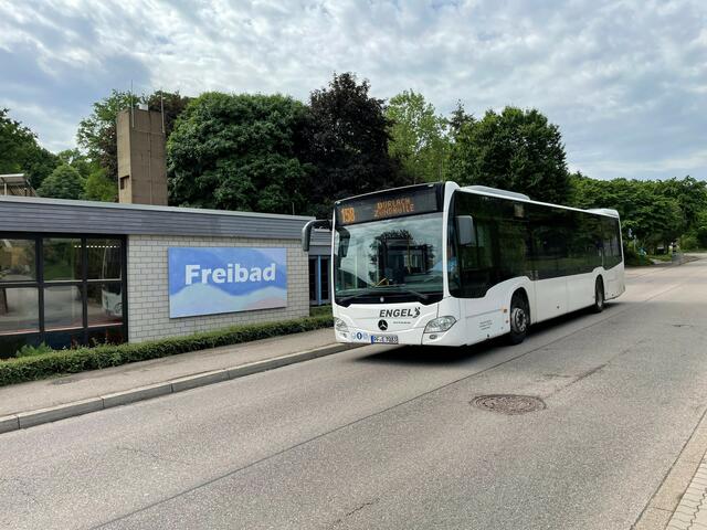 Der Bus 158 von Langensteinbach über Mutschelbach und Stupferich zum Zündhütle. | Foto: Roland Jourdan