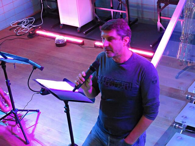 Andreas Fränkle bei der Begrüßung | Foto: Brigitte Melder