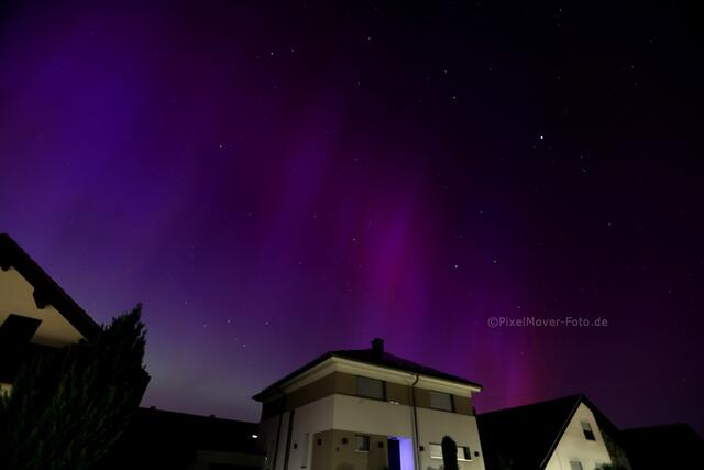Polarlicht am 11.5.2024  1 Uhr  | Foto: Uwe Zimmermann - PixelMover-Foto.de