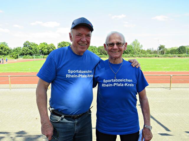 Hans Koob und Horst Schlindwein, seit Jahrzehnten im Sport aktiv | Foto: Brigitte Melder