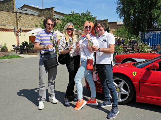 Das Mannheimer Quartett mit edlen Weingläsern | Foto: Brigitte Melder