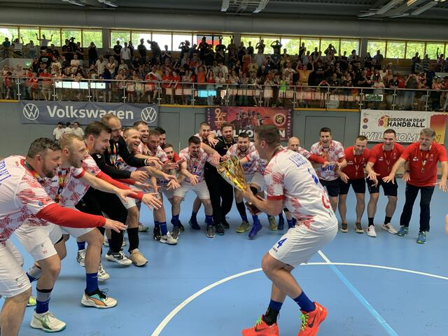 Titelverteidiger Kroatien wurde in Frankenthal Europameister | Foto: Michael Sonnick