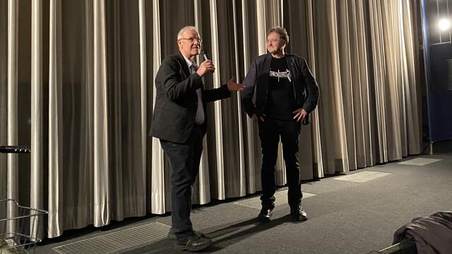 Michael Kaltenegger bei der Kinopremiere von "Hiwwe wie Driwwe 2" am 21. April 2024  | Foto: Stephanie Veth