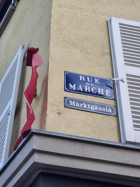 Streetart &amp; zweisprachige Beschilderung in Mulhouse | Foto: © www.jowapress.de