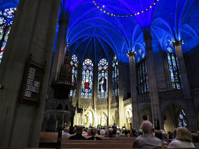 Wunderschön beleuchtete Kirche | Foto: Brigitte Melder