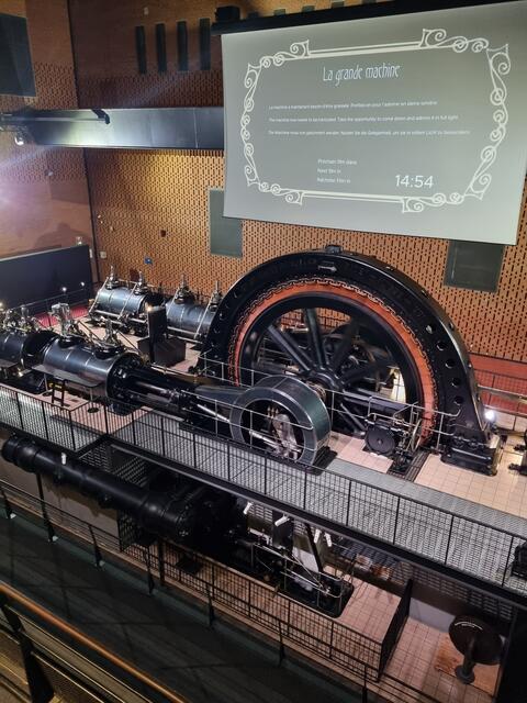 Die „große Maschine“ ist das Prunkstück der Industriegeschichte von Mulhouse – jetzt im Museum „Electropolis“ | Foto: © www.jowapress.de