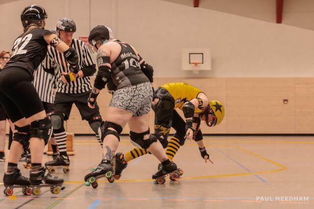 1. Bundesliga Roller Derby // rocKArollers vs Ruhrpott Roller Derby | Foto: Paul Needham