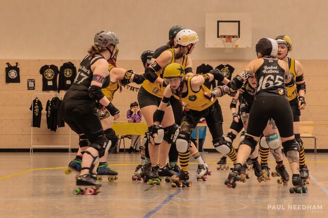 1. Bundesliga Roller Derby // rocKArollers vs Ruhrpott Roller Derby | Foto: Paul Needham