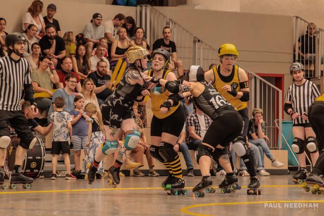 1. Bundesliga Roller Derby // rocKArollers vs Ruhrpott Roller Derby | Foto: Paul Needham