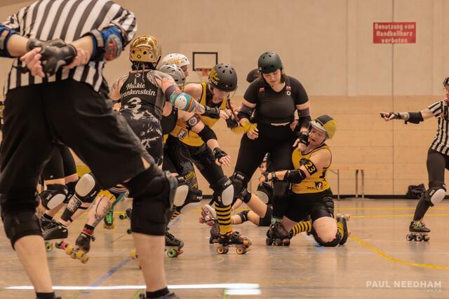 1. Bundesliga Roller Derby // rocKArollers vs Ruhrpott Roller Derby | Foto: Paul Needham