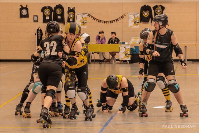 1. Bundesliga Roller Derby // rocKArollers vs Ruhrpott Roller Derby | Foto: Paul Needham