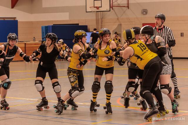 1. Bundesliga Roller Derby // rocKArollers vs Ruhrpott Roller Derby | Foto: Paul Needham