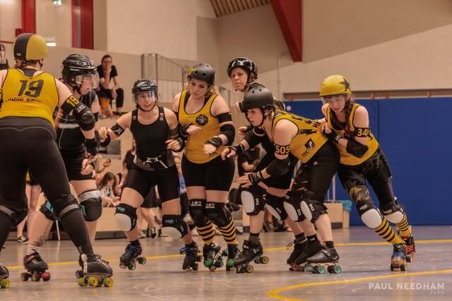 1. Bundesliga Roller Derby // rocKArollers vs Ruhrpott Roller Derby | Foto: Paul Needham
