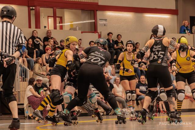 1. Bundesliga Roller Derby // rocKArollers vs Ruhrpott Roller Derby | Foto: Paul Needham