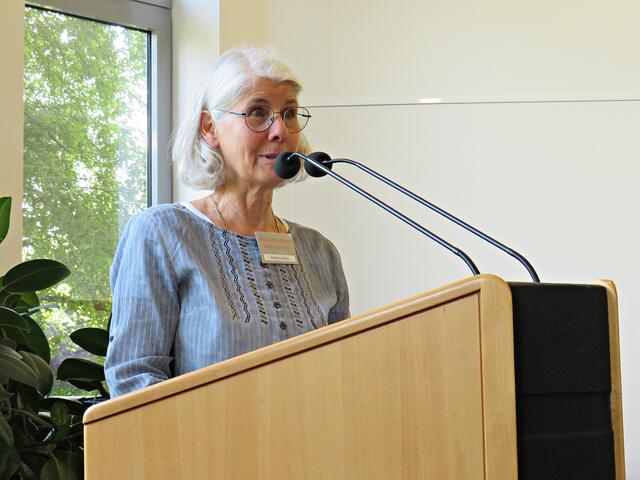 Andrea Barie machte die Moderation | Foto: Brigitte Melder