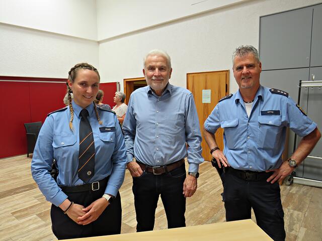 Frau Jäger, Karl-Heinz Hasenstab und Herr Otto | Foto: Brigitte Melder