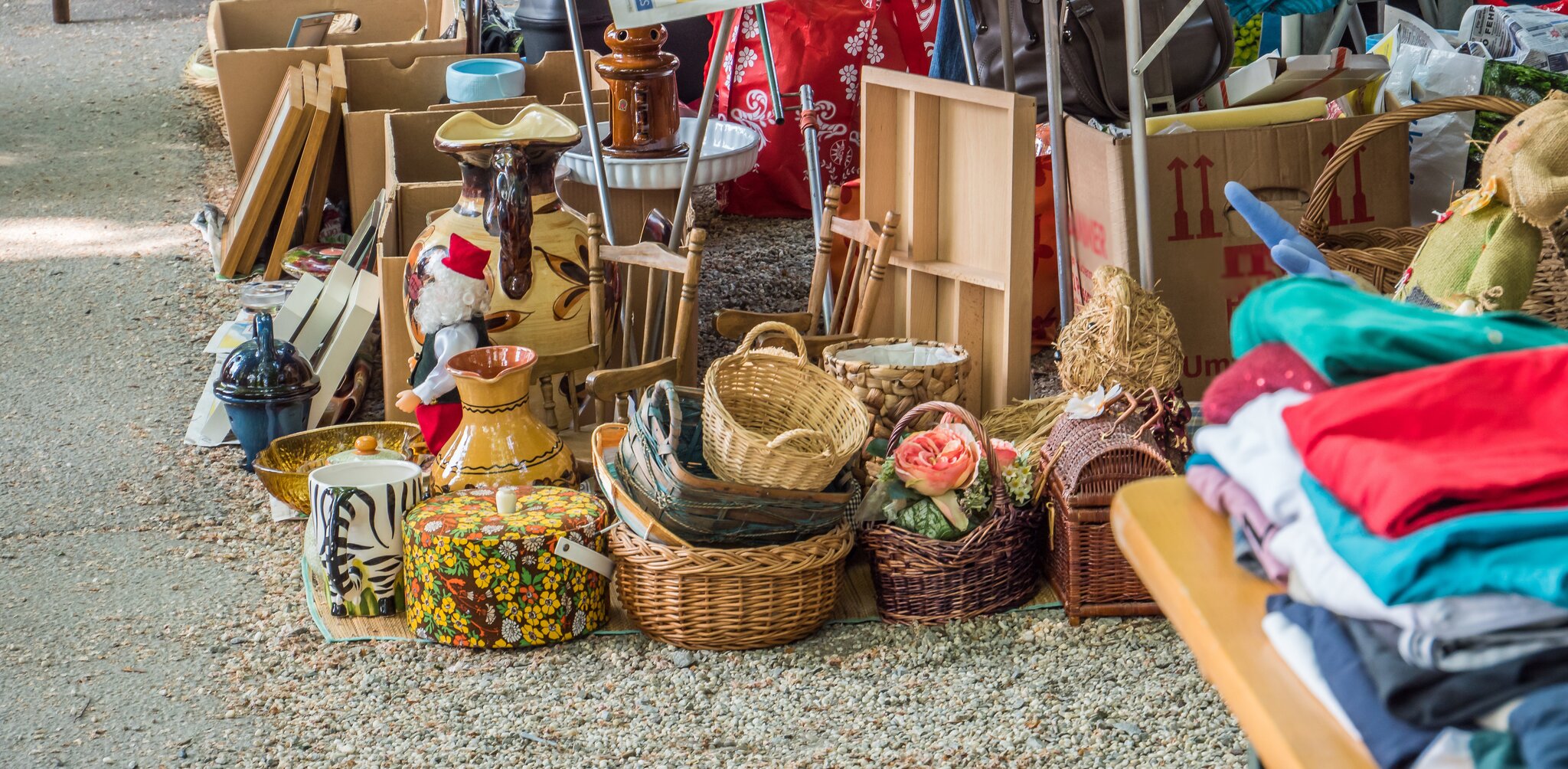 Flohmarkt im GBGPark Rheinau MannheimSüd
