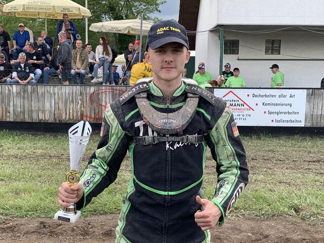 Tim Widera wurde beim Heimrennen in Altrip Zweiter | Foto: Michael Sonnick