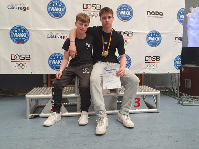 Die Wagner-Brüder nach dem Wettkampf | Foto:  Bild VIKINGS MUAY THAI e.V.