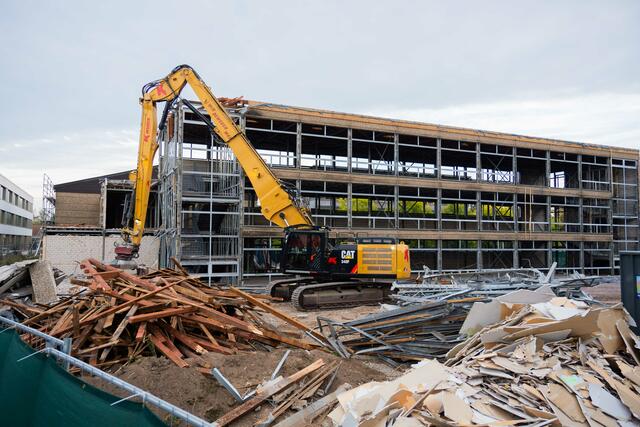 Abrissarbeiten an der IGS Kandel | Foto: KV Germersheim / AJ