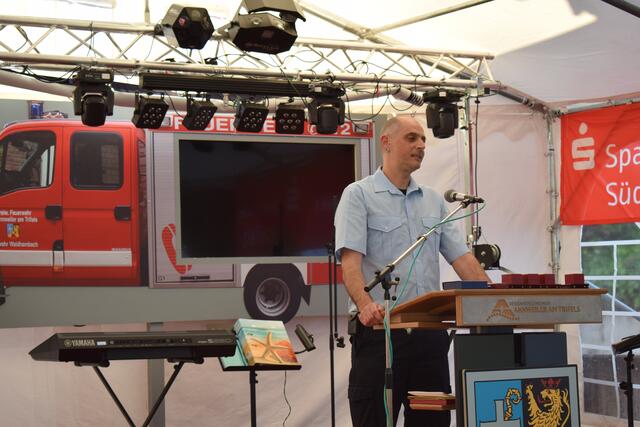 Stellvertretender Wehrleiter in Annweiler Andre Schuster  | Foto: Bender