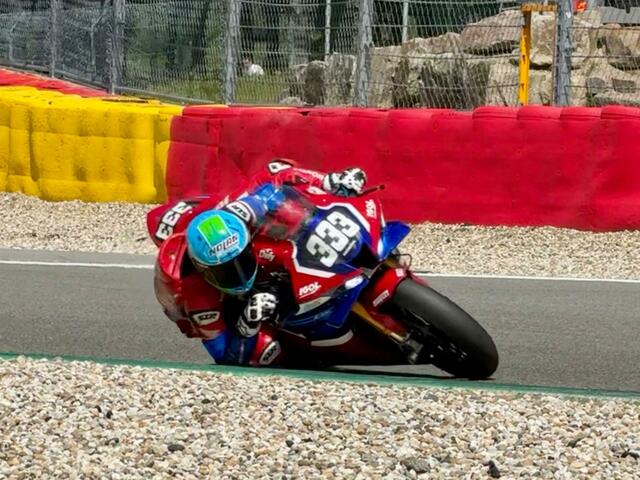 Die 4. platzierte Honda #333.  | Foto: Pascal Kurz