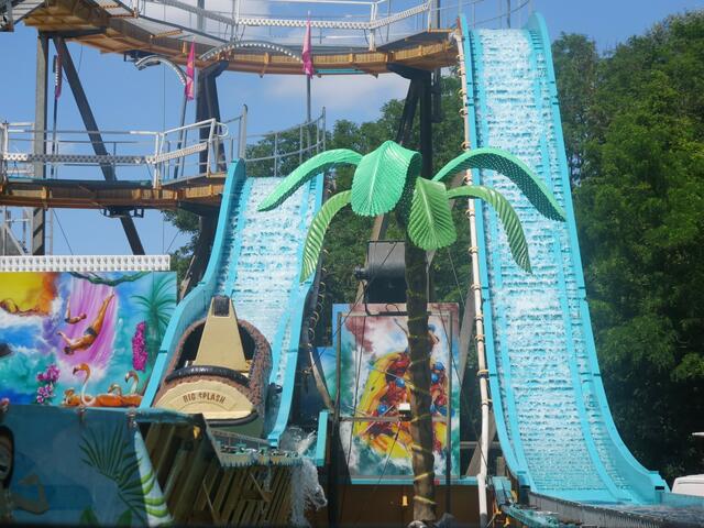 Die Wildwasserbahn Big Splash | Foto: Julia Glöckner