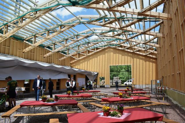 Halle des Forsthofs | Foto: B. Bender