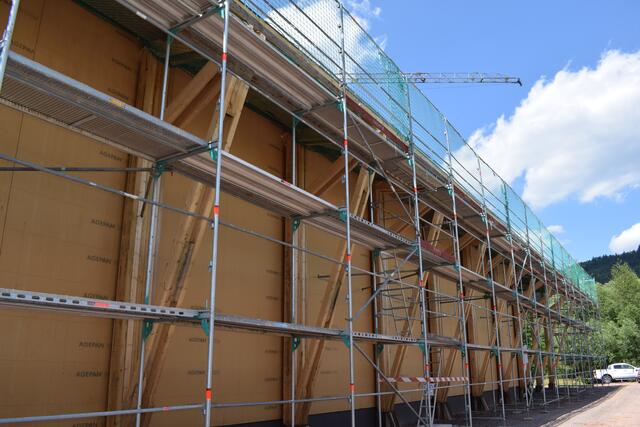 Hier werden Hochregale entstehen | Foto: B. Bender