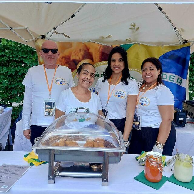 Zum Essen gab es alles aus brasilianischer Hand | Foto: Brigitte Melder